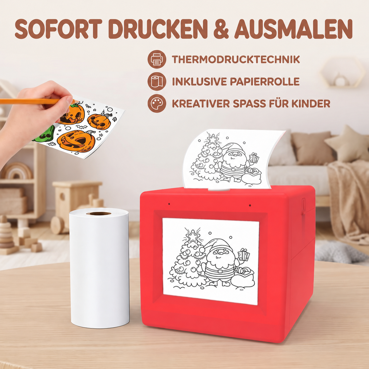 Camp Basel | KI-Sprachgesteuerter Mini-Stickerdrucker