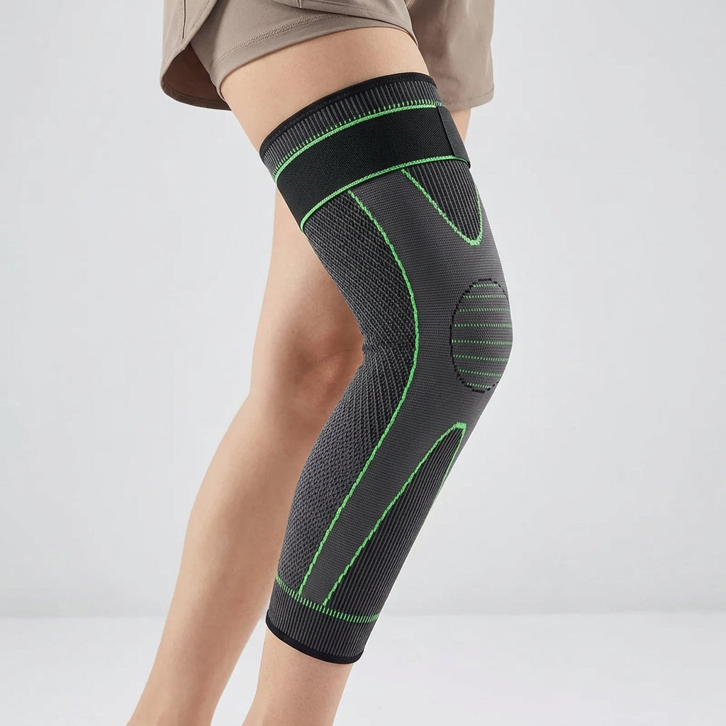 Lange Kompressions-Kniebandage für Sport und Alltag
