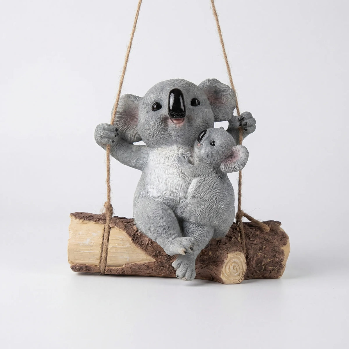 Hängende Koala-Tierfigur aus Harz für Gartendekoration
