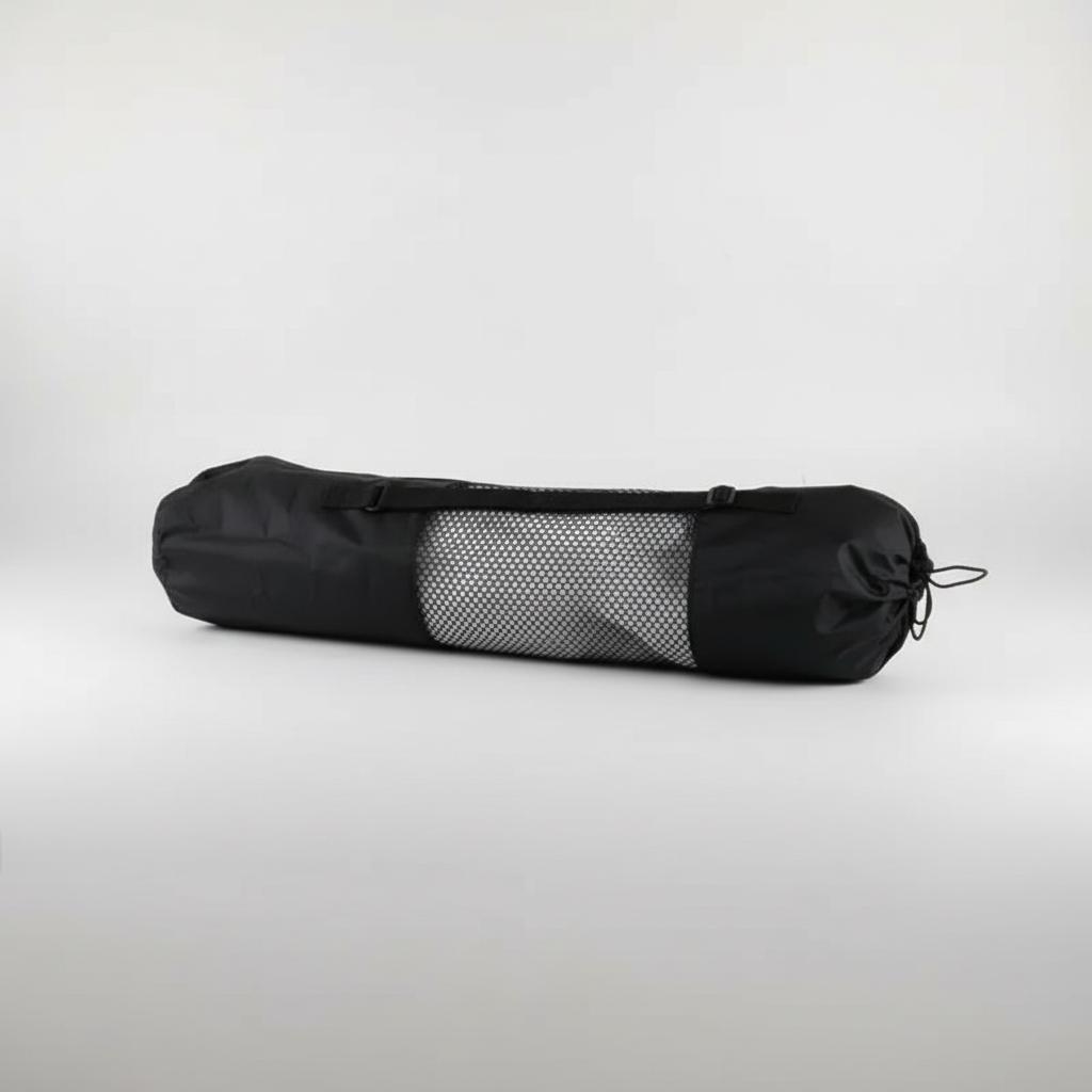 Yogamattenbeutel mit Kordelzug Mesh-Belüftung Schultergurt