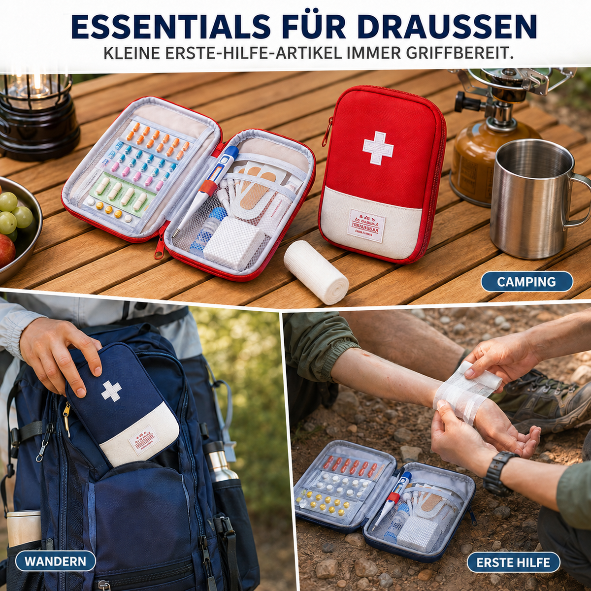 Camp Basel | Mediva Kompakte Reise-Erste-Hilfe-Tasche