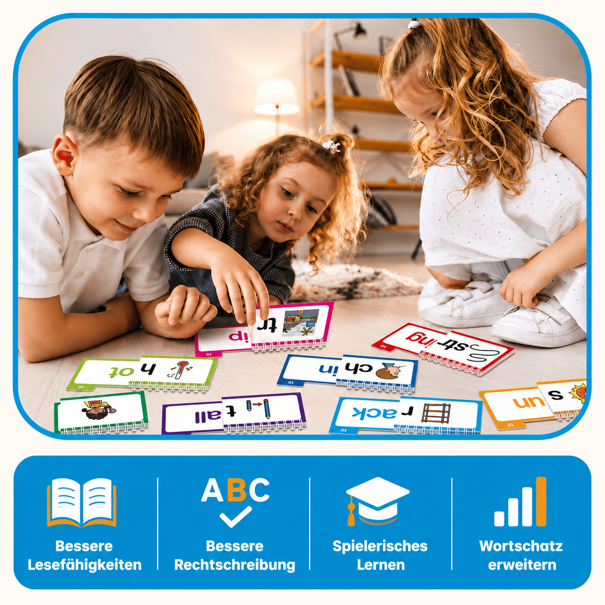 Camp Basel | Montessori Wort-Flipkarten