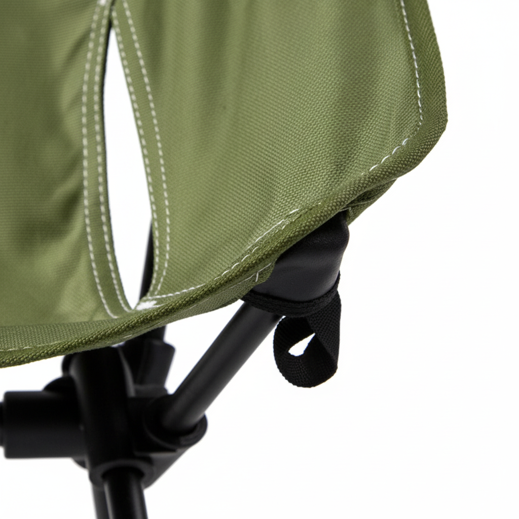 Kindercampingstuhl klappbar mit Rückenlehne stabiler Sockel