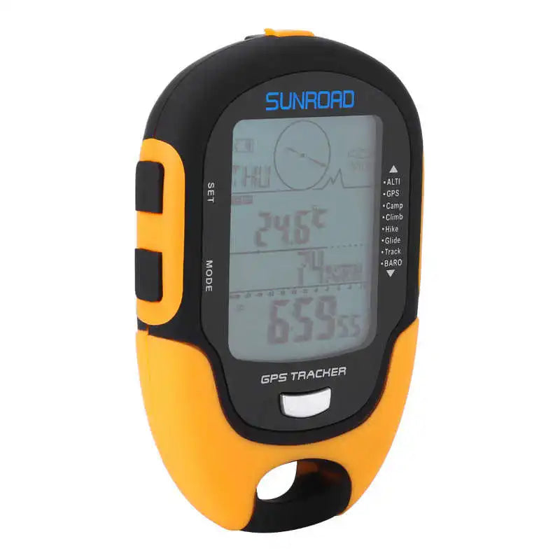 Tragbares Handheld-GPS-Gerät mit Höhenmesser und Kompass