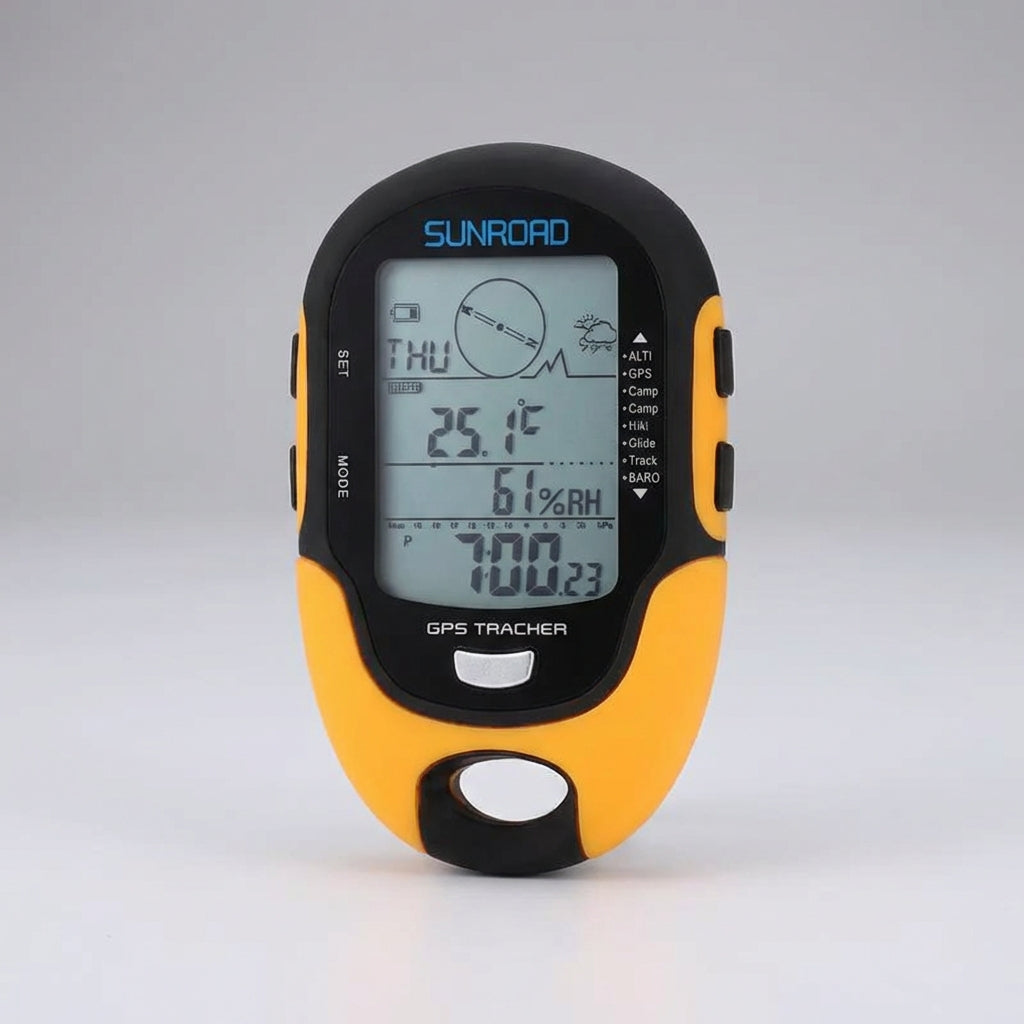Tragbares Handheld-GPS-Gerät mit Höhenmesser und Kompass