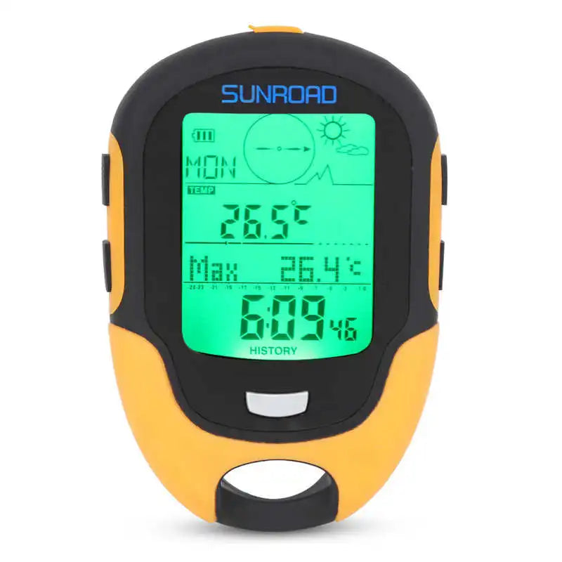 Tragbares Handheld-GPS-Gerät mit Höhenmesser und Kompass