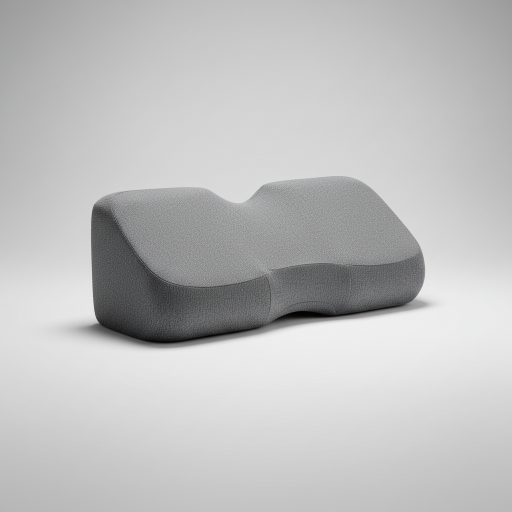 Memory-Foam Nackenkissen mit konturierter Zervikalstütze für Seitenschläfer