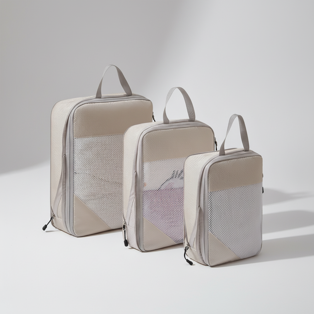 Packwürfel-Set Reise Kompression Mesh Nylon 5-teilig