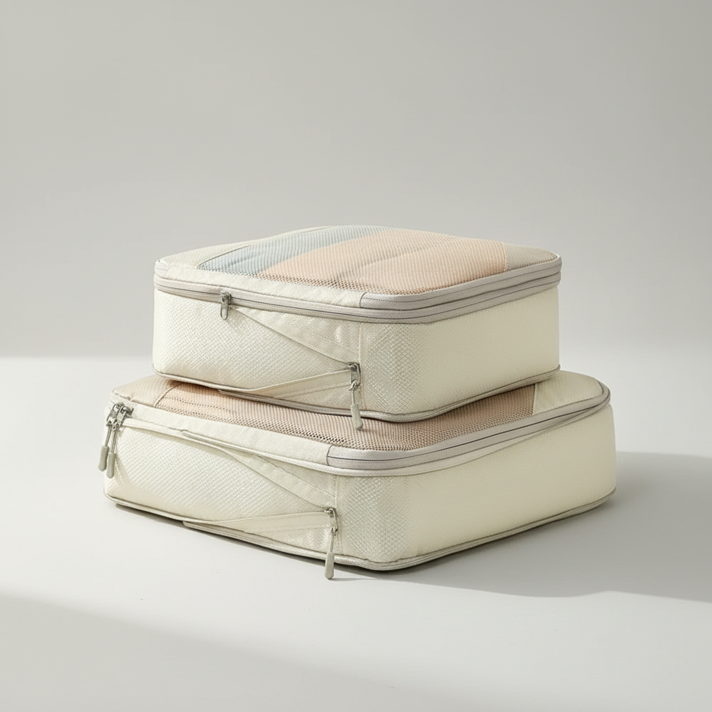 Packwürfel-Set Reise Kompression Mesh Nylon 5-teilig