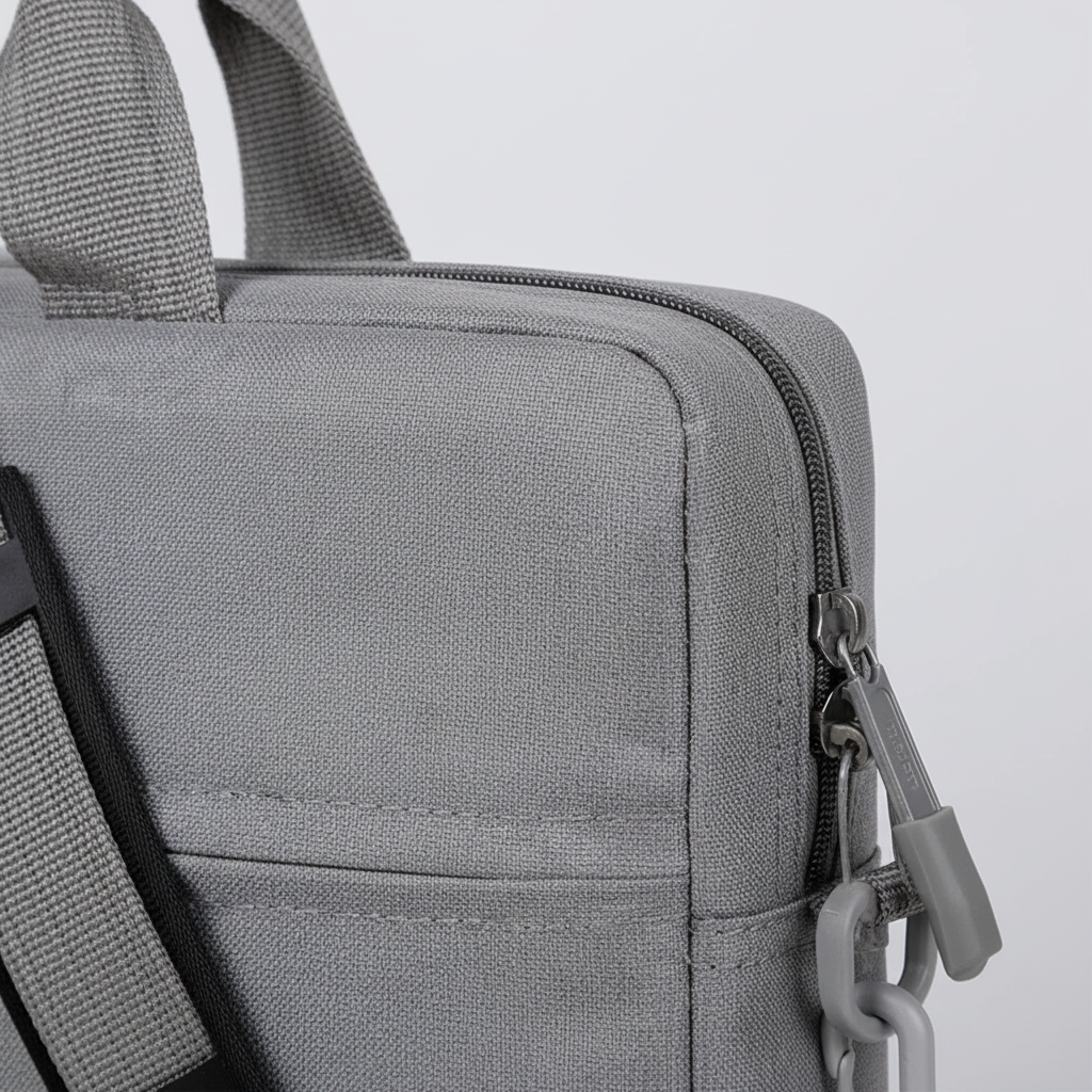 Gepolsterte Laptop-Schutzhülle aus Nylon wasserabweisend mit Trolley-Schlaufe