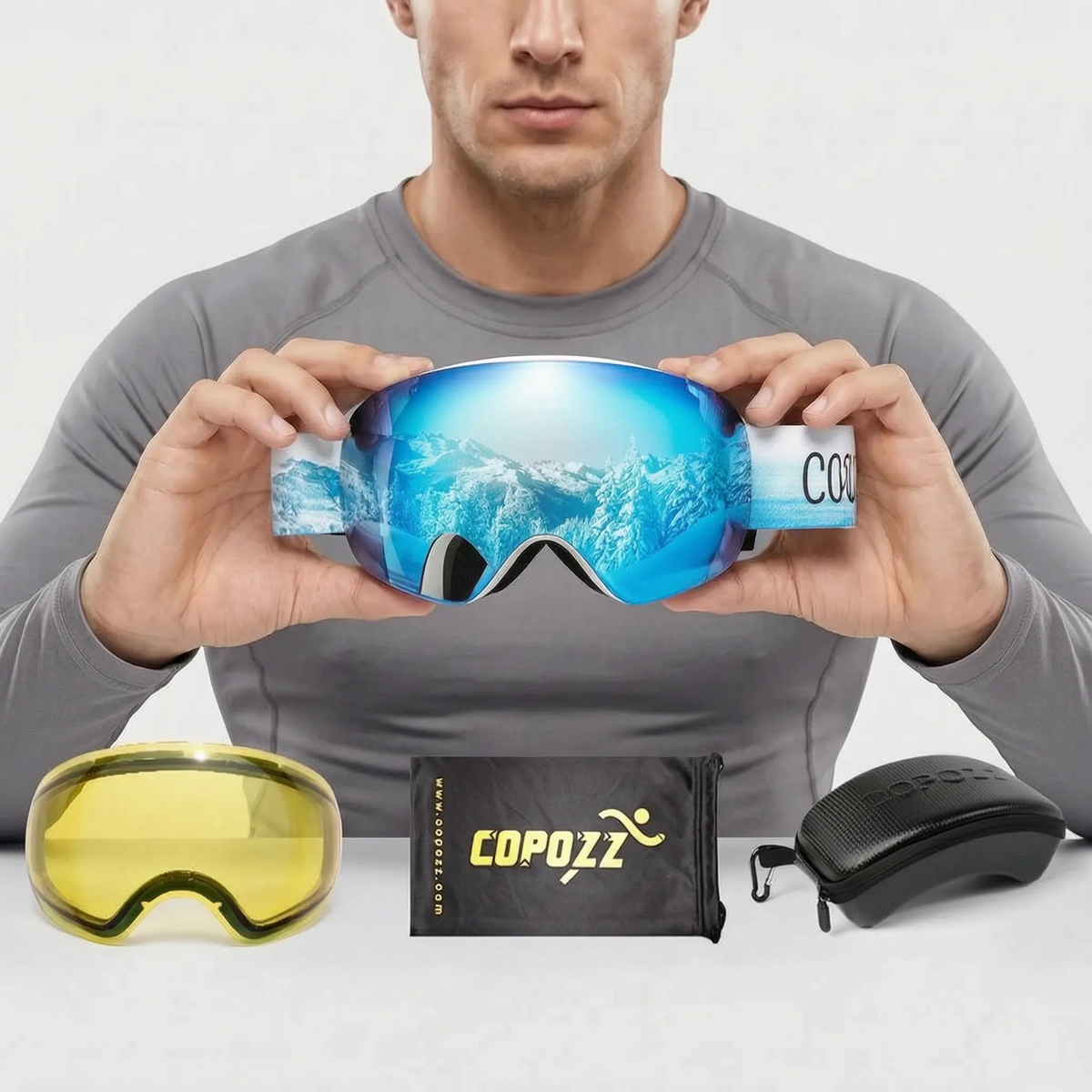 Nordspur | PeakGaze Verspiegelte Skibrille Für Brillenträger