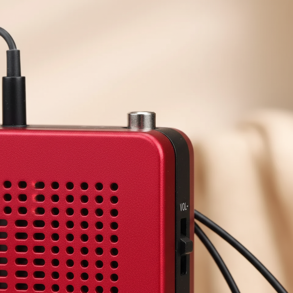 Kompaktes AM/FM-Taschenradio wiederaufladbar tragbar