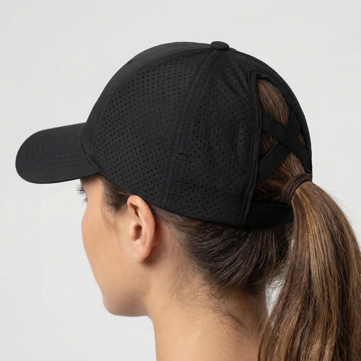 Sportmütze Ponytail Crossback Öffnung verstellbar Polyamid