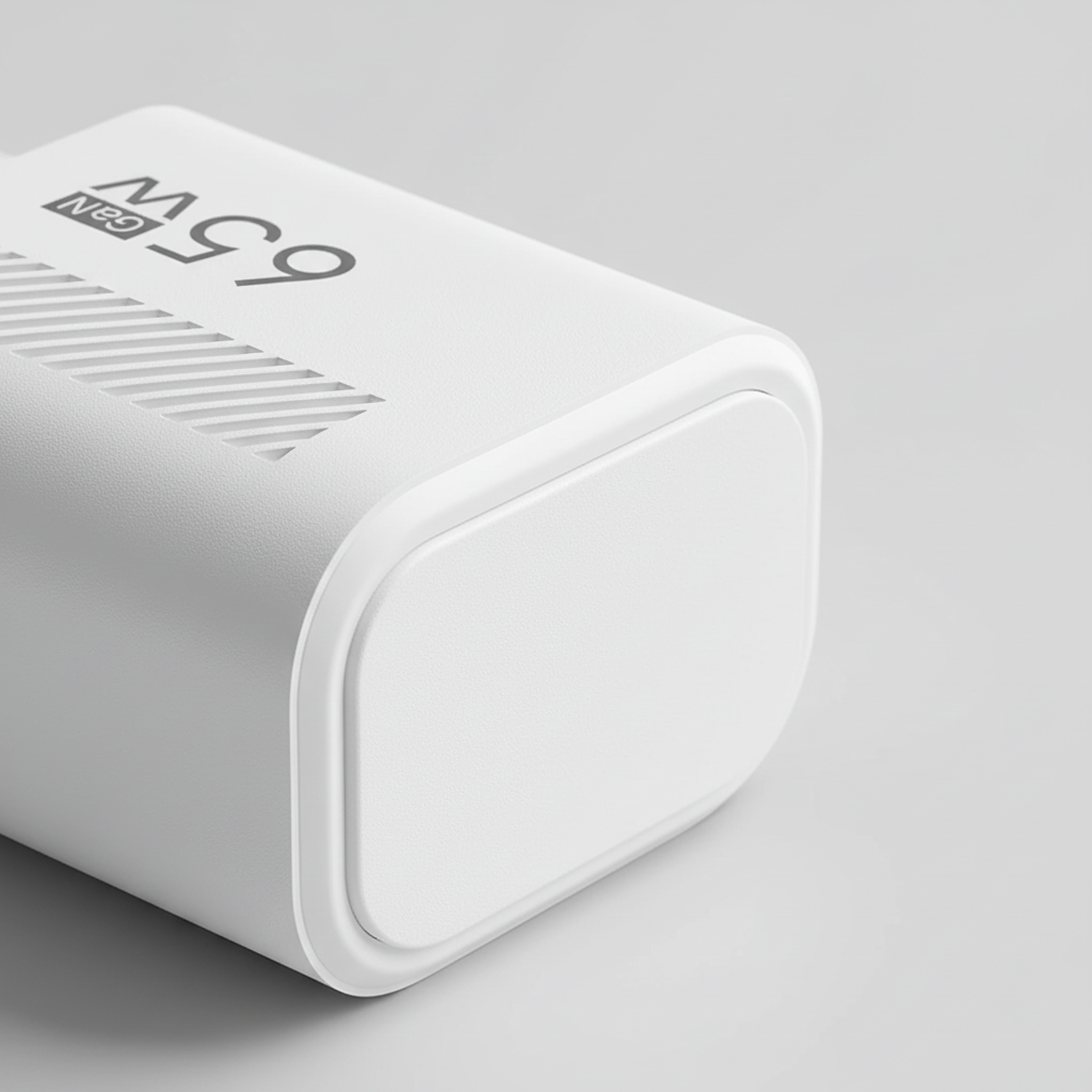 65W-Wandladegerät mit USB-C und USB-A Dual-Port zum schnellen Aufladen