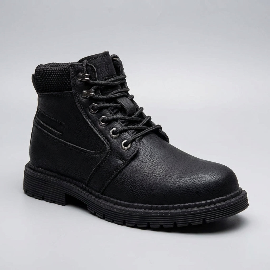 Hochschaft-Sicherheitsstiefel mit Zehenkappe und rutschfester Sohle