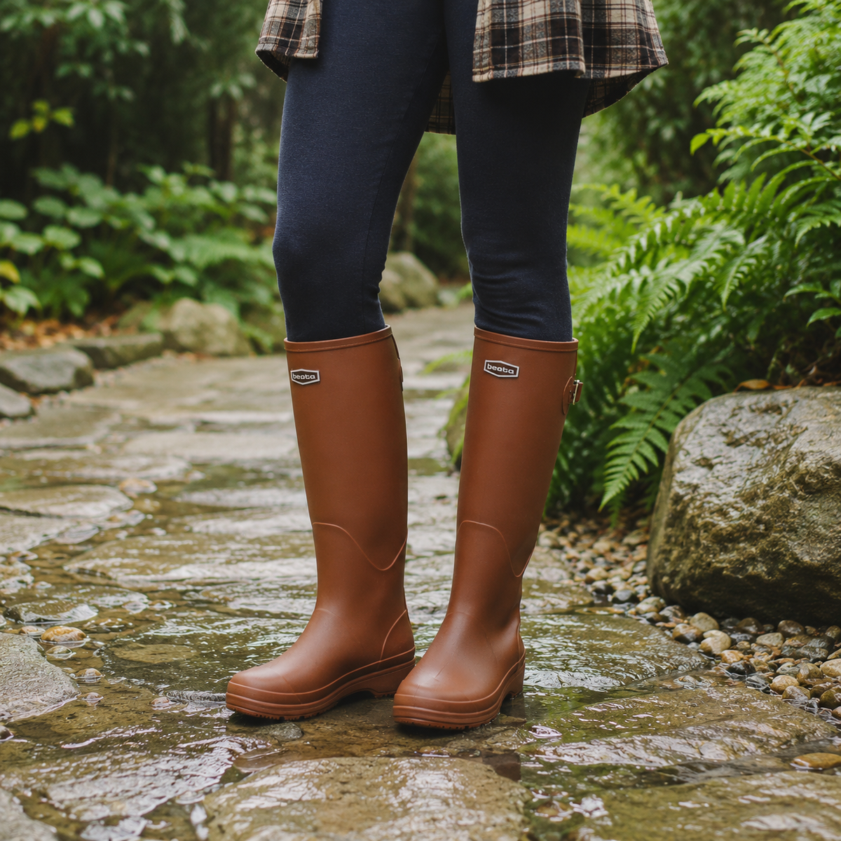 Camp Basel | RainVale Kniehohe Stiefel
