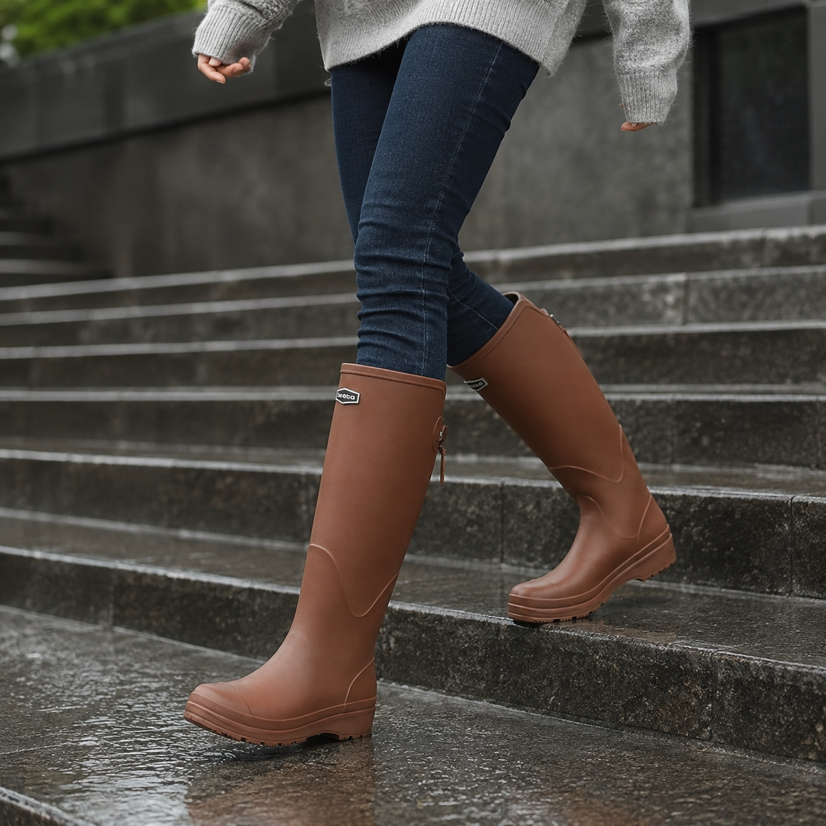 Camp Basel | RainVale Kniehohe Stiefel