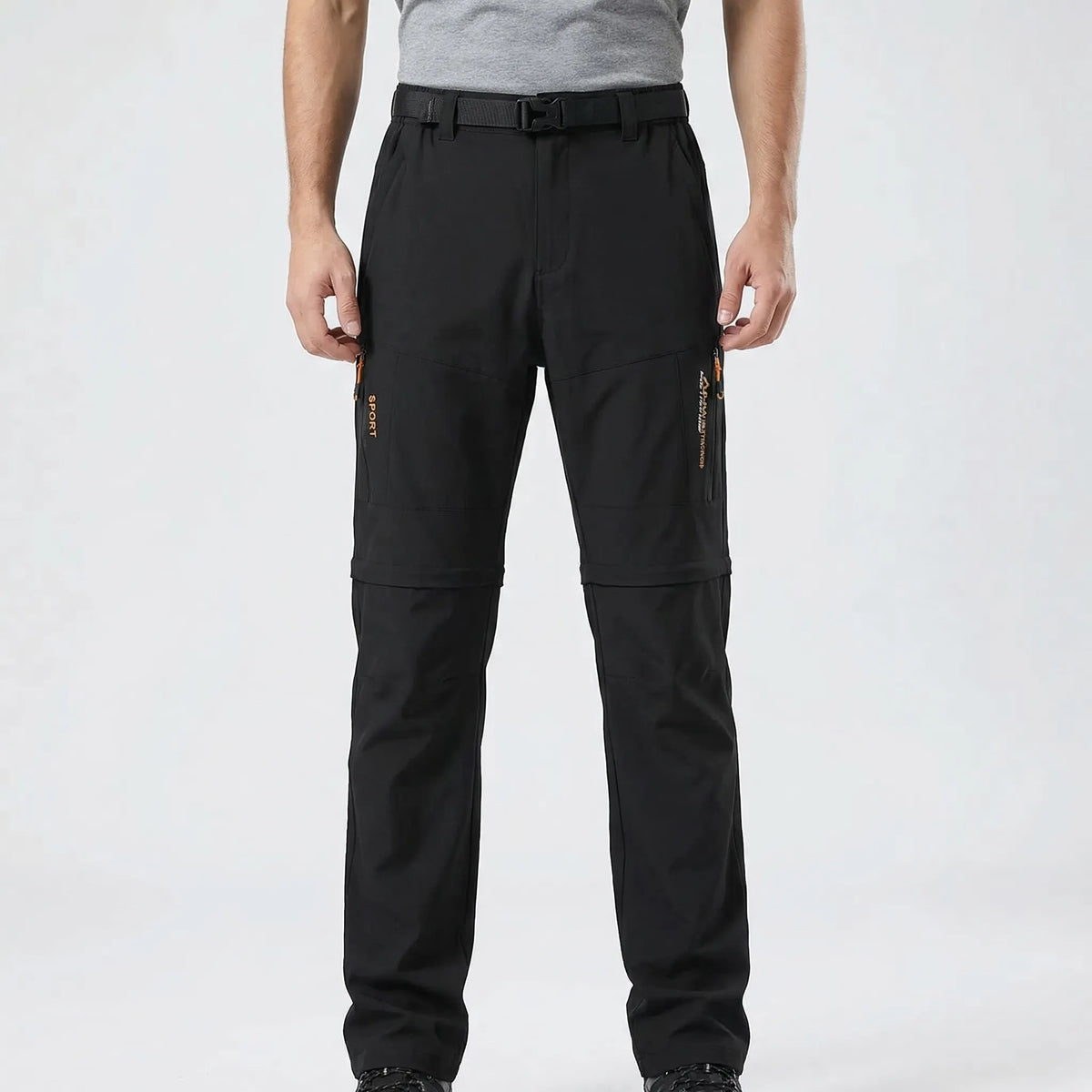 Herren Abzipp-Cargohose für Outdoor-Aktivitäten, schnelltrocknend und dehnbar
