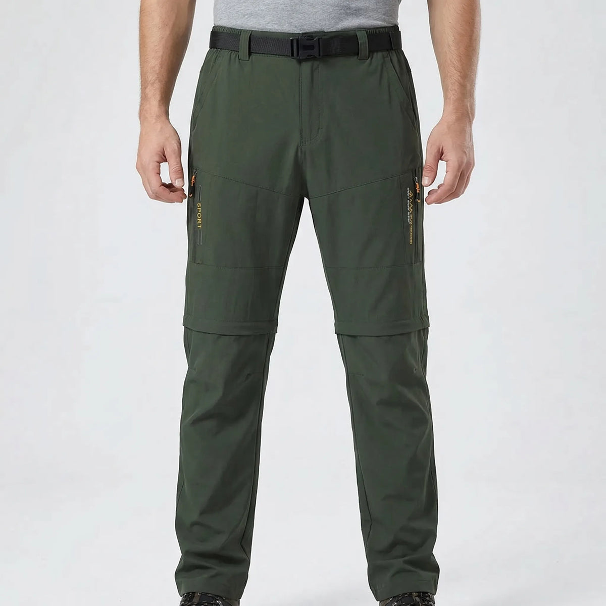 Herren Abzipp-Cargohose für Outdoor-Aktivitäten, schnelltrocknend und dehnbar