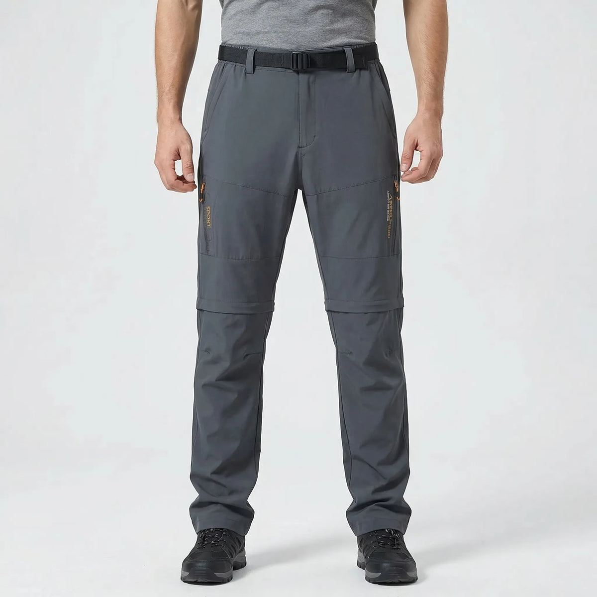 Herren Abzipp-Cargohose für Outdoor-Aktivitäten, schnelltrocknend und dehnbar