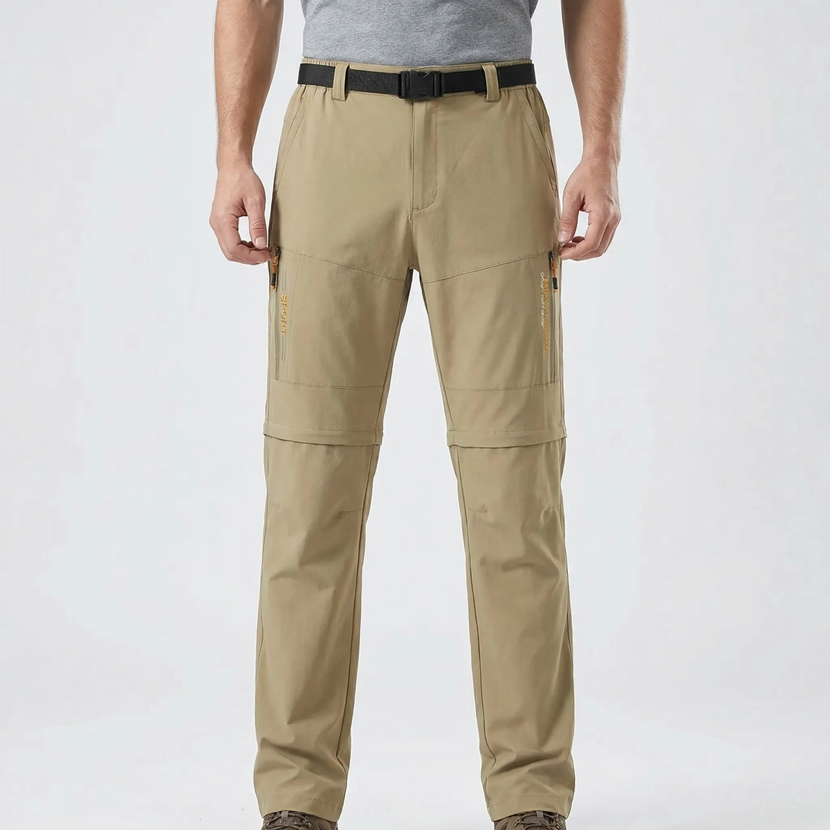 Herren Abzipp-Cargohose für Outdoor-Aktivitäten, schnelltrocknend und dehnbar