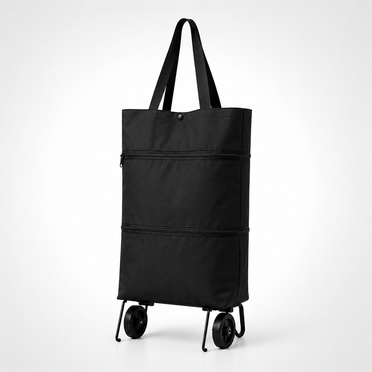Camp Basel | Rollpack Faltbarer Einkaufswagen mit Rädern