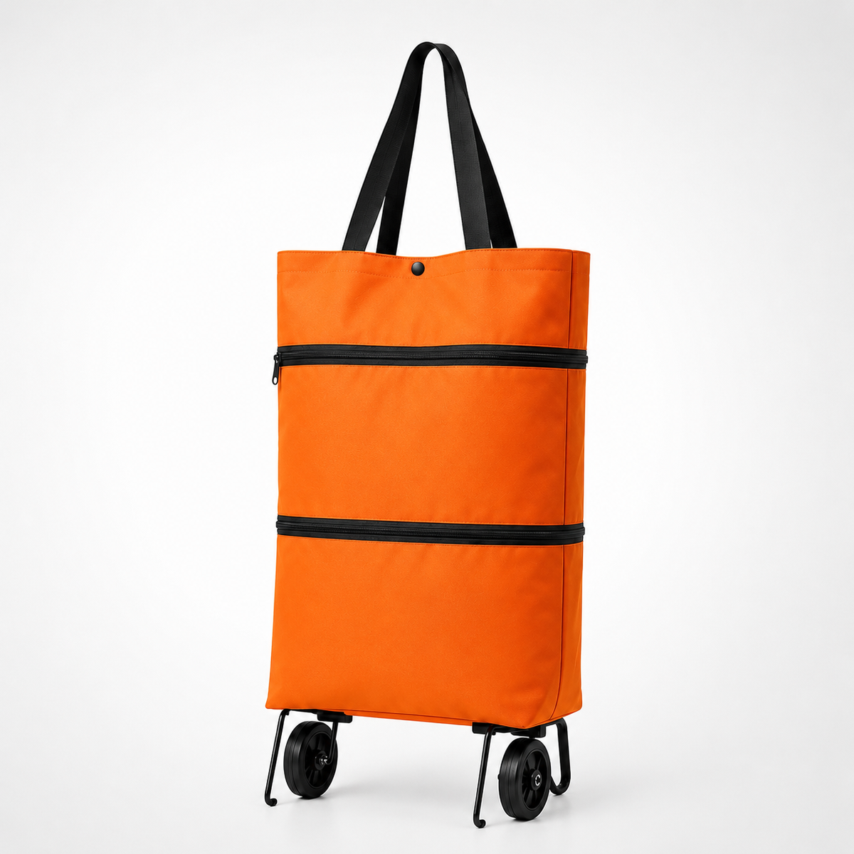 Camp Basel | Rollpack Faltbarer Einkaufswagen mit Rädern
