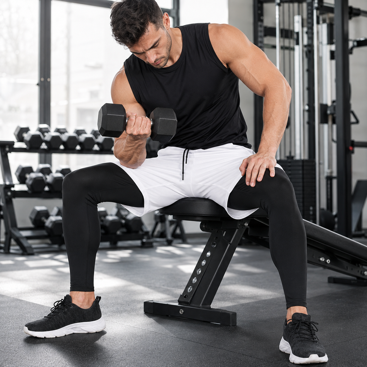 Camp Basel | RunVanta Trainingsleggings mit Shorts