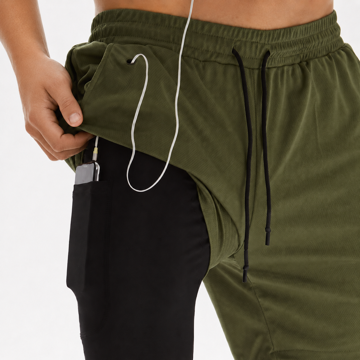 Camp Basel | RunVanta Trainingsleggings mit Shorts