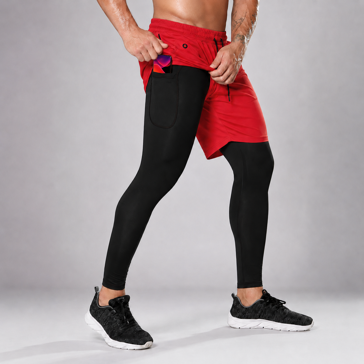 Camp Basel | RunVanta Trainingsleggings mit Shorts