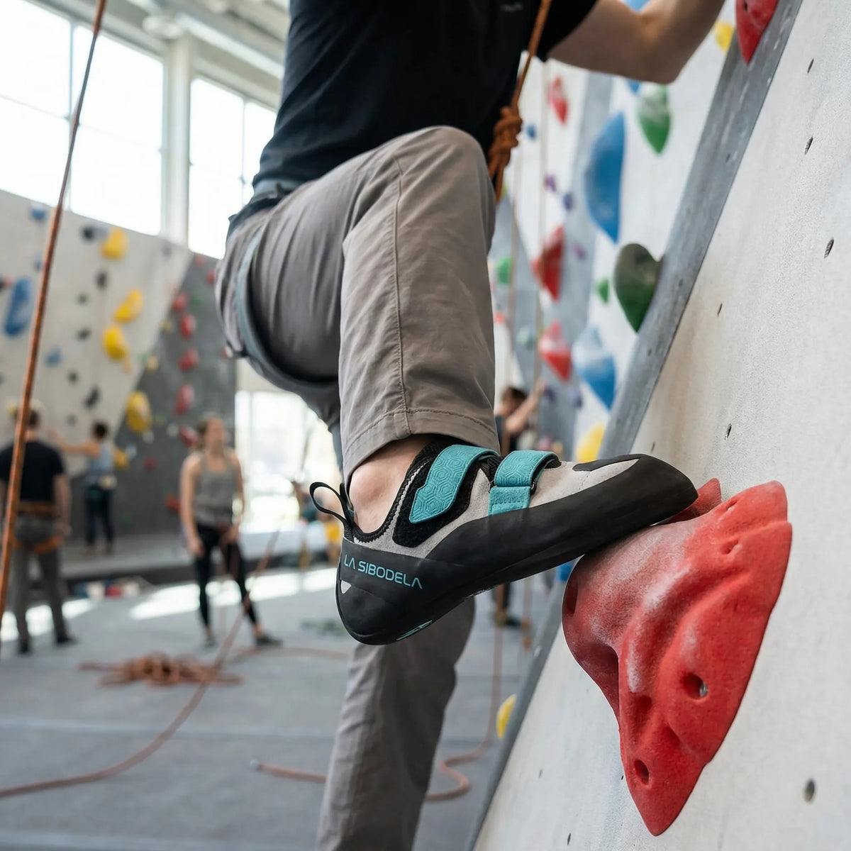 Kletterschuhe mit Klettverschluss rutschfest Indoor Outdoor Anfänger