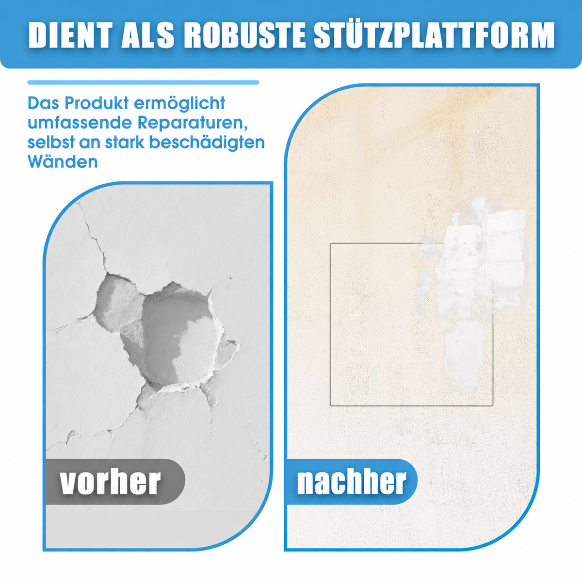 Camp Basel | Schnelle Wandloch-Reparatur