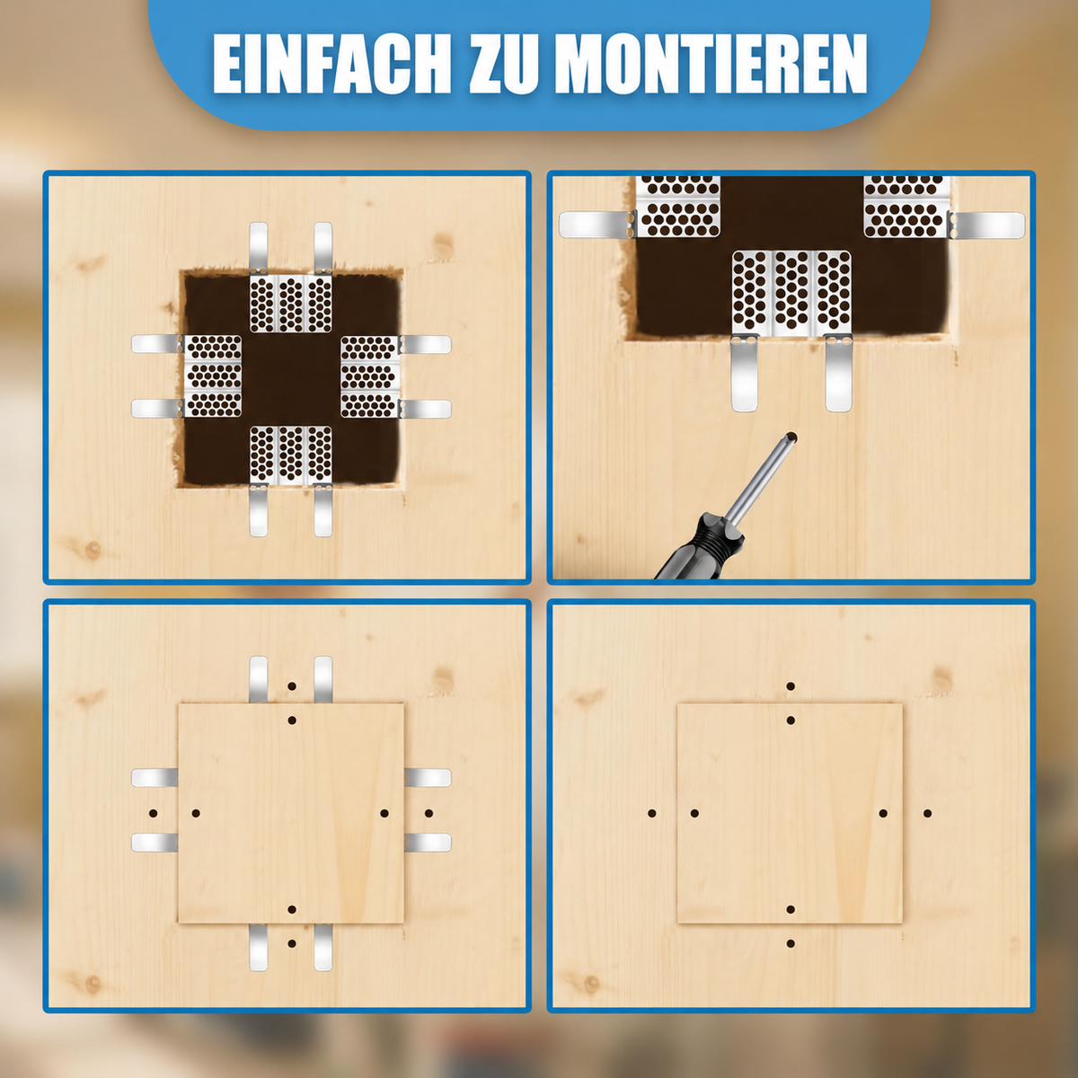 Camp Basel | Schnelle Wandloch-Reparatur