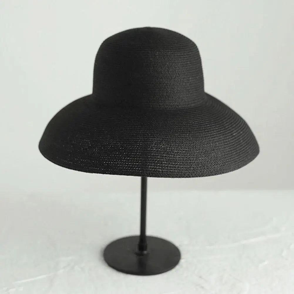 Breitkrempiger Sonnenhut Damen vintage atmungsaktiv Webkonstruktion
