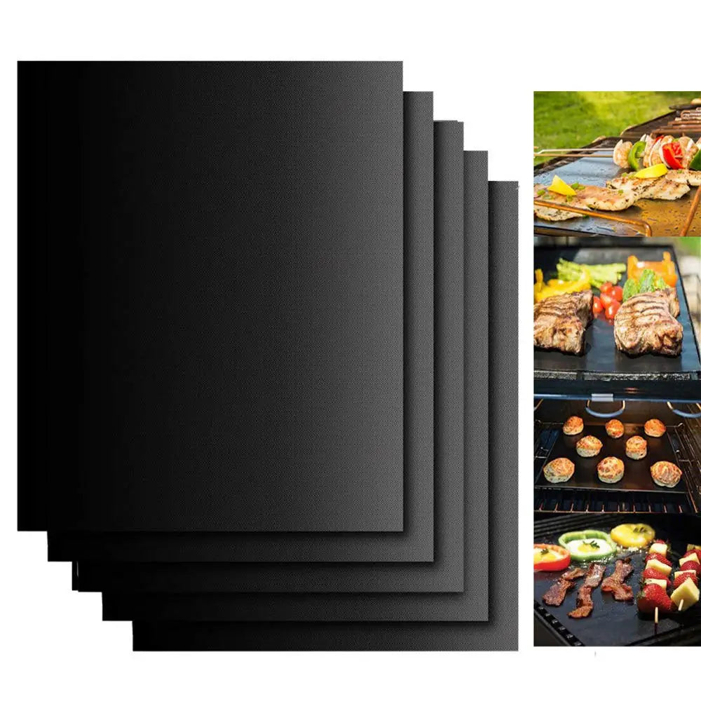 Rechteckige Antihaft-Grillmatte hitzebeständig für Grill und Ofen