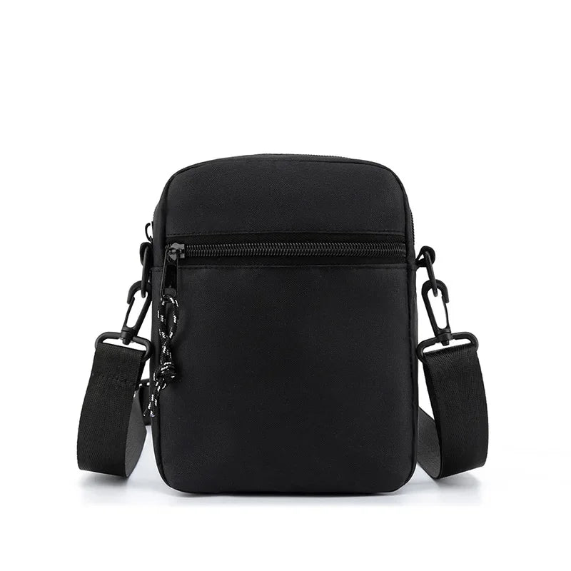 Kleine Crossbody-Umhängetasche mit Oxford-Stoff und verstellbarem Riemen