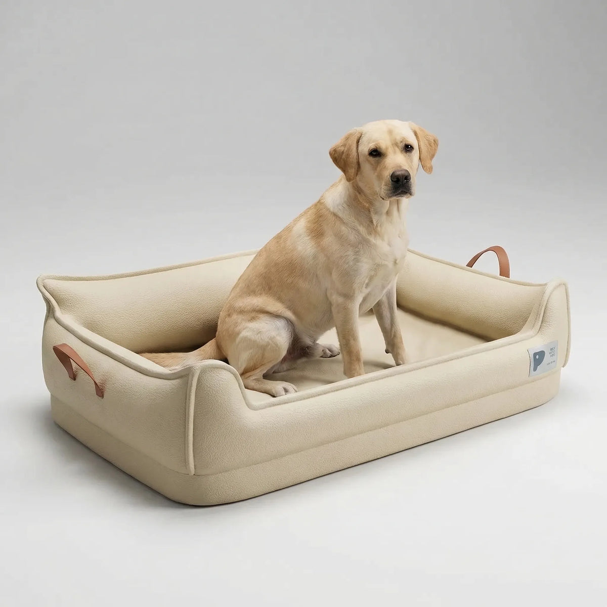 Orthopädisches Hundebett im Sofa-Stil mit abnehmbarem Bezug und rutschfester Unterseite