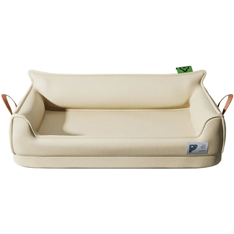 Orthopädisches Hundebett im Sofa-Stil mit abnehmbarem Bezug und rutschfester Unterseite