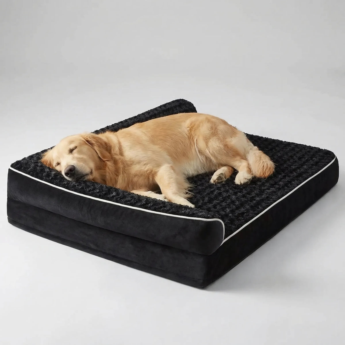 Orthopädisches Hundebett im Sofa-Stil für grosse Hunde mit waschbarem Bezug
