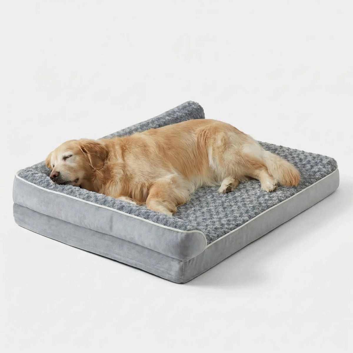 Orthopädisches Hundebett im Sofa-Stil für grosse Hunde mit waschbarem Bezug