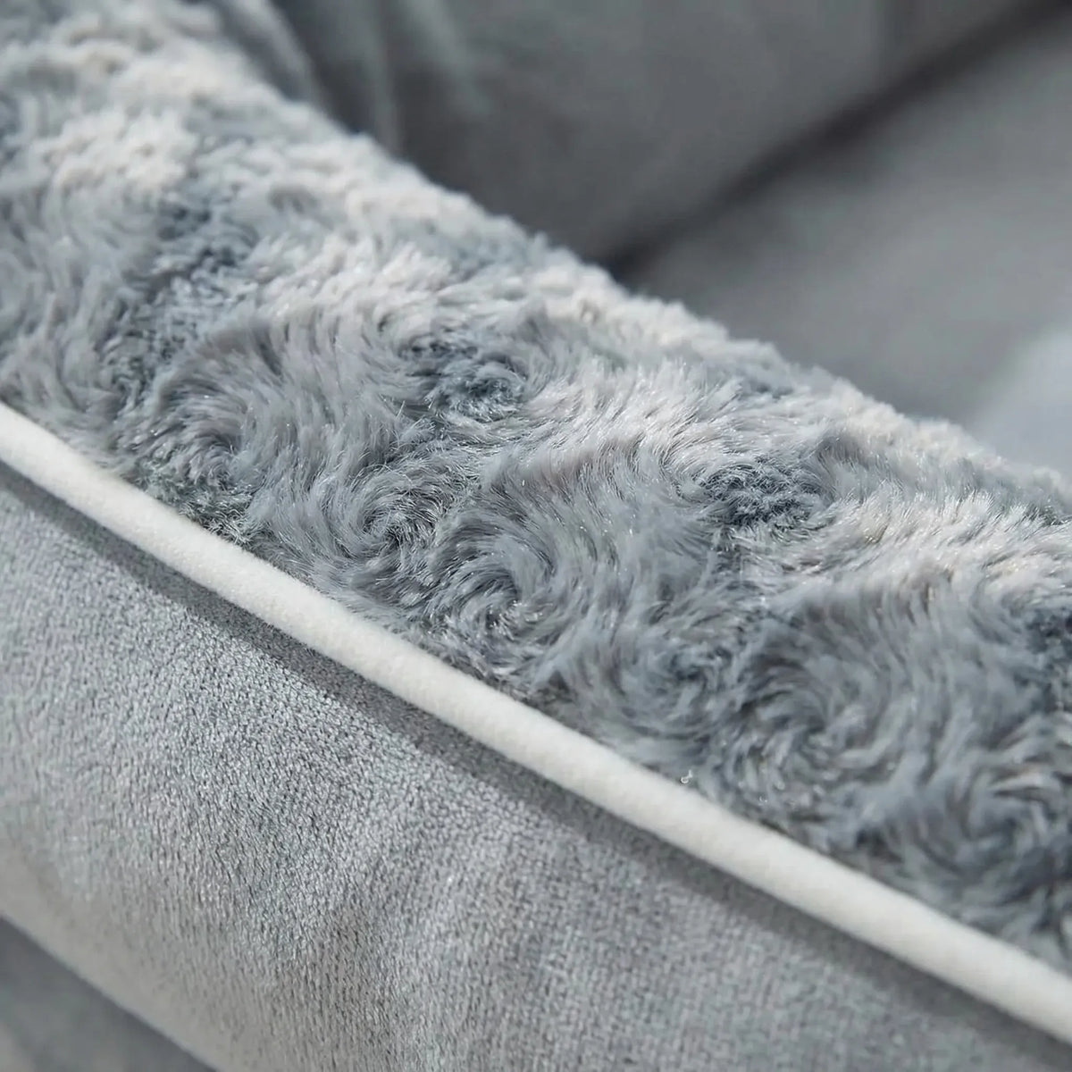 Orthopädisches Hundebett im Sofa-Stil für grosse Hunde mit waschbarem Bezug