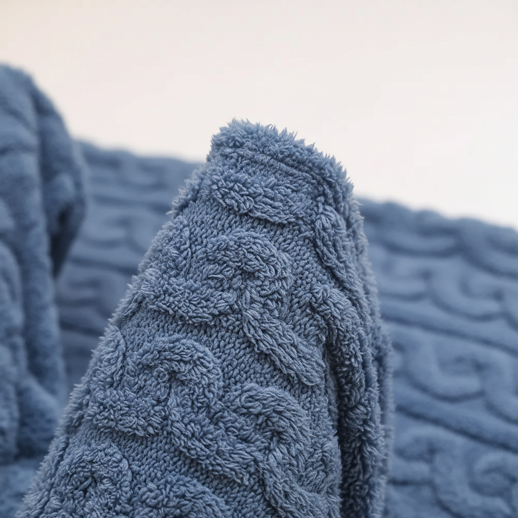 Herrenpyjama Strick Winter warm gemütlich lockerer Schnitt