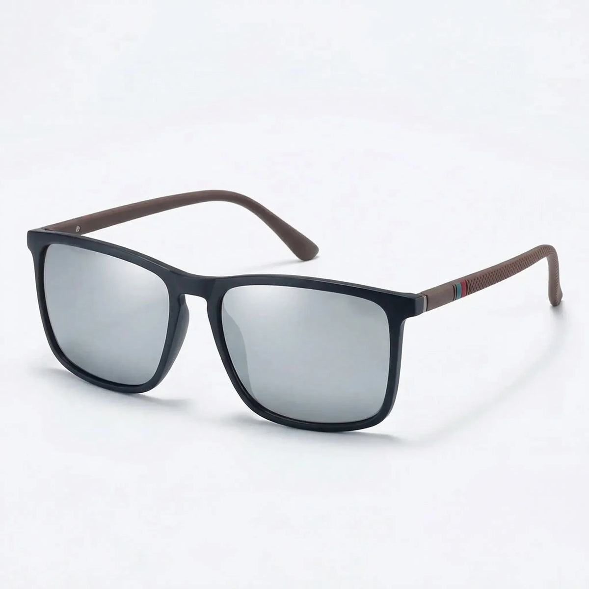 Eckige Herren-Sonnenbrille polarisiert, UV400-Schutz, blendungsreduzierend