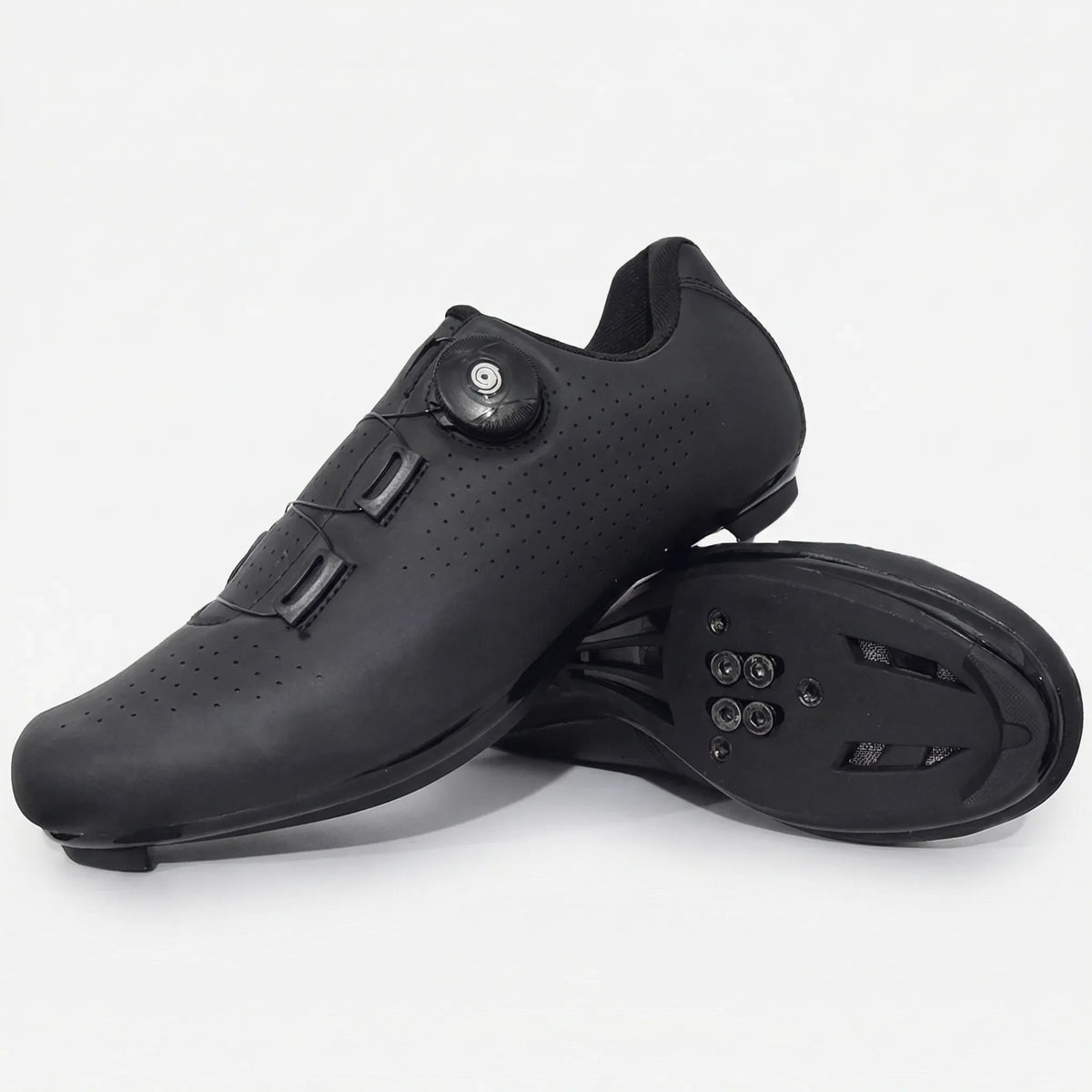 Rennrad-Schuh mit SPD-Schuhplatte und Drehregler-Verschluss