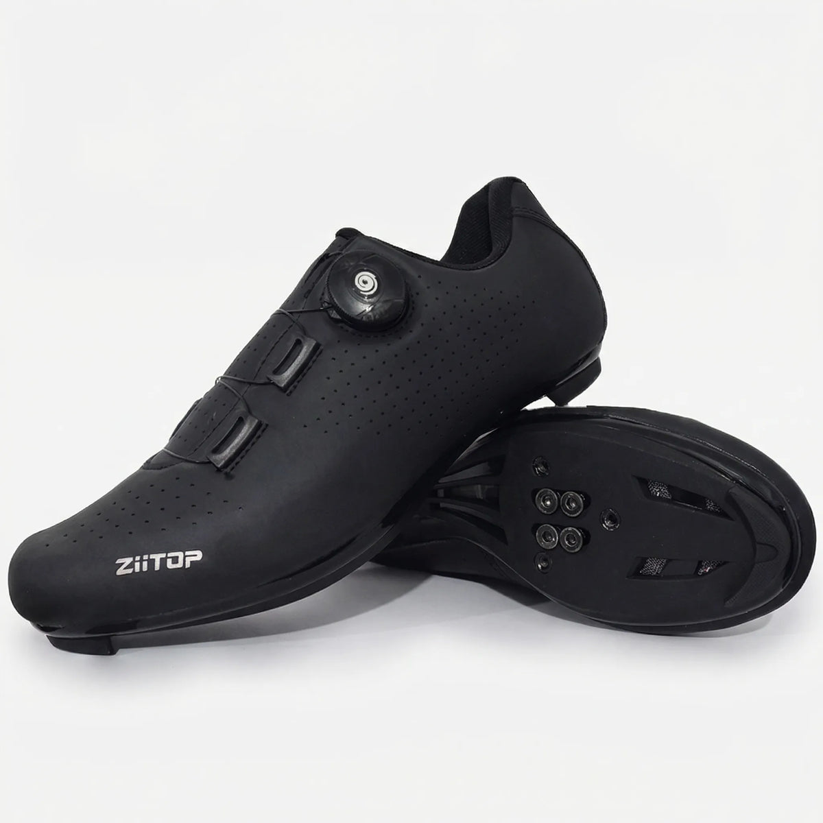 Rennrad-Schuh mit SPD-Schuhplatte und Drehregler-Verschluss
