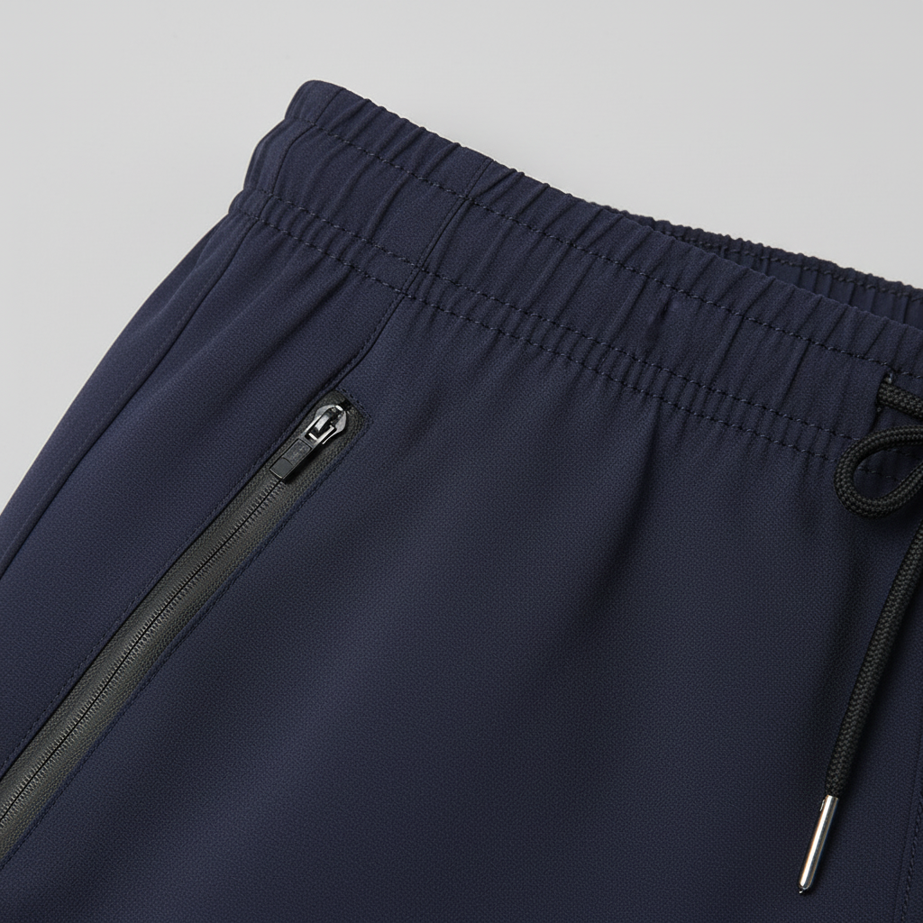 Herren Sportshorts schnelltrocknend atmungsaktiv mit Reissverschlusstaschen