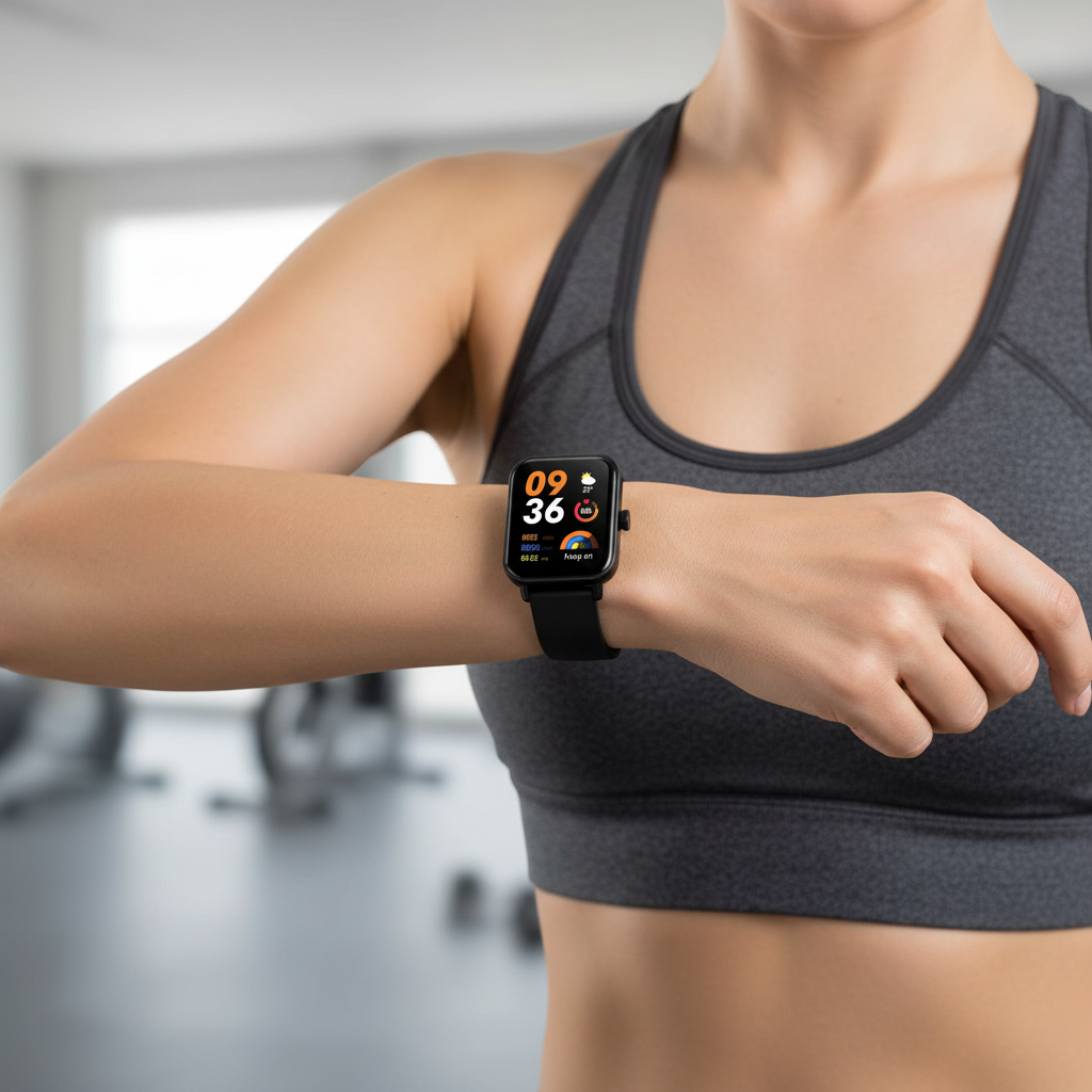 Smartwatch mit Sprachfunktion und grossem Touchscreen Display