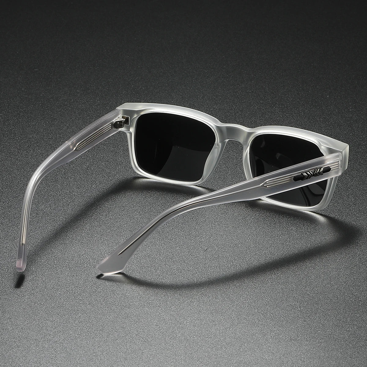 Eckige Sonnenbrille mit polarisierten Gläsern UV400-Schutz