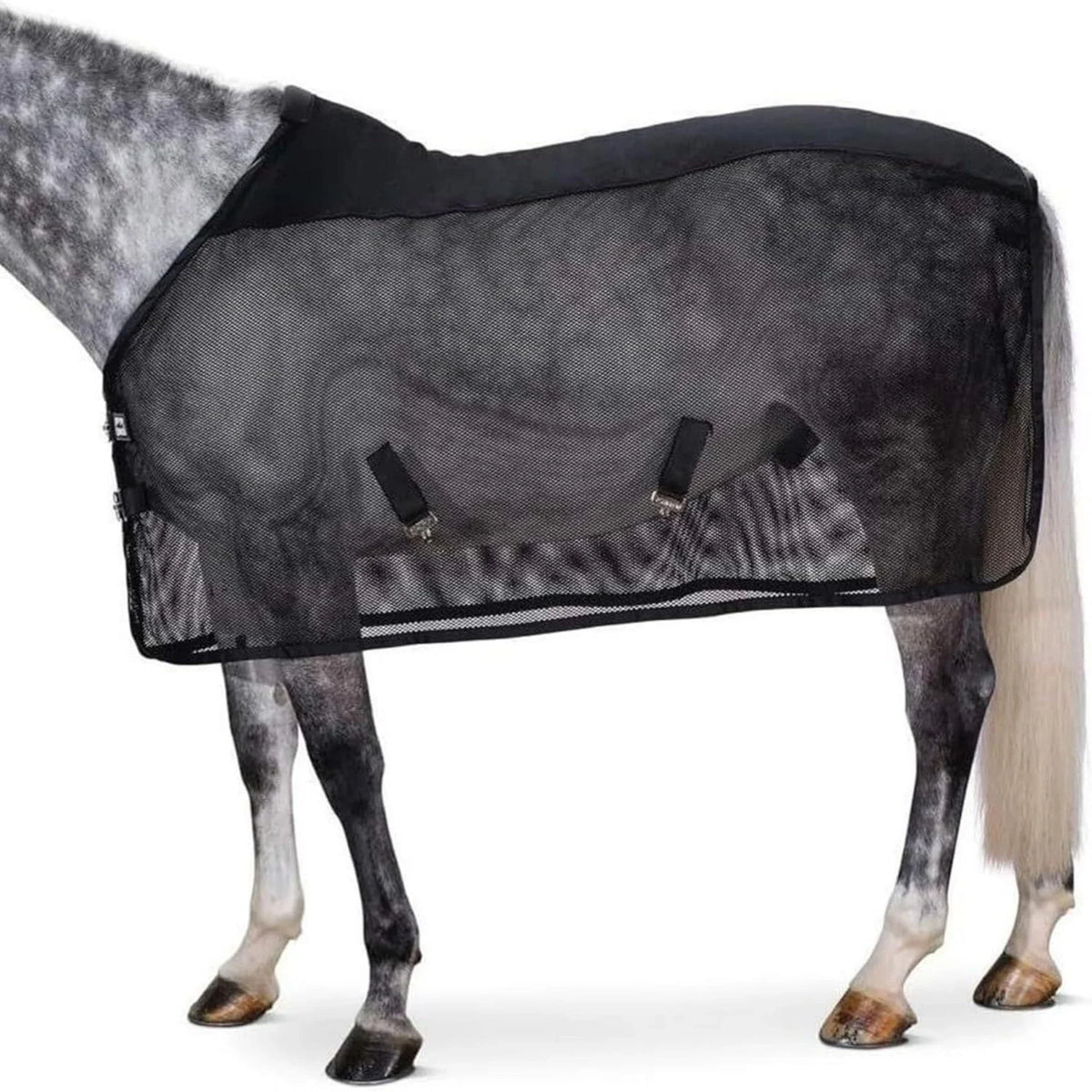 Pferdefliegendecke Mesh atmungsaktiv Sommerdecke mit T-Clipse