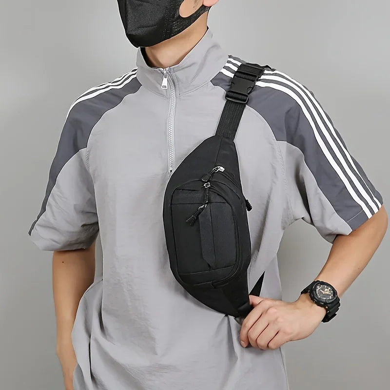 Mehrtaschen-Hüfttasche mit verstellbarem Riemen Crossbody-Tragen